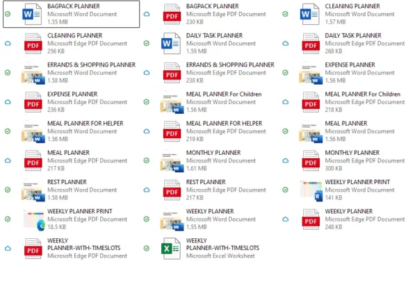 Helperplan Templates