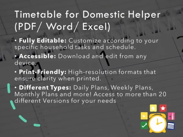 Helperplan Schedule Templates